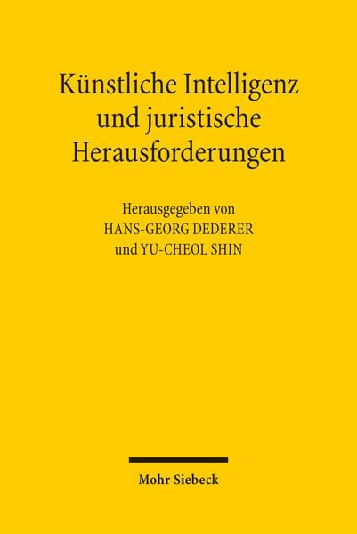 Produktbild: K&uuml;nstliche Intelligenz und juristische Herausforderungen
