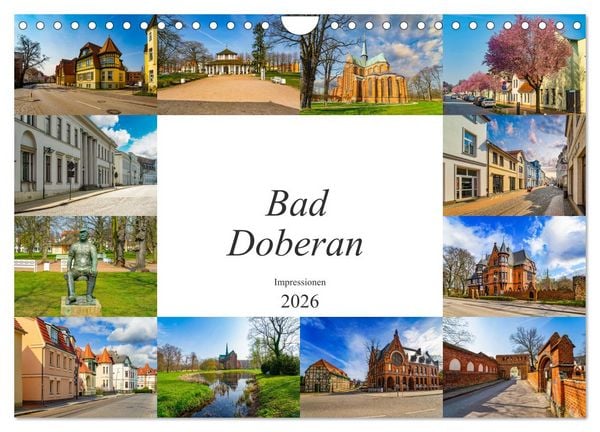 Produktbild: Bad Doberan Impressionen (Wandkalender 2026 DIN A4 quer), CALVENDO Monatskalender