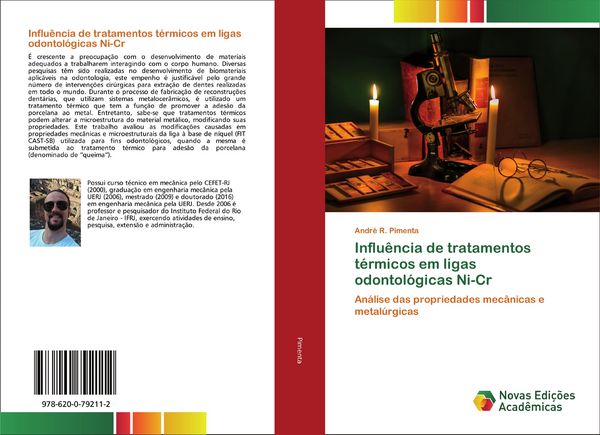 Produktbild: Influ&ecirc;ncia de tratamentos t&eacute;rmicos em ligas odontol&oacute;gicas Ni-Cr