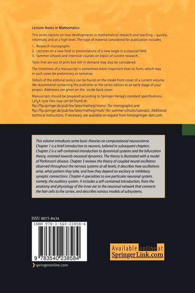 Produktbild: Tutorials in Mathematical Biosciences I