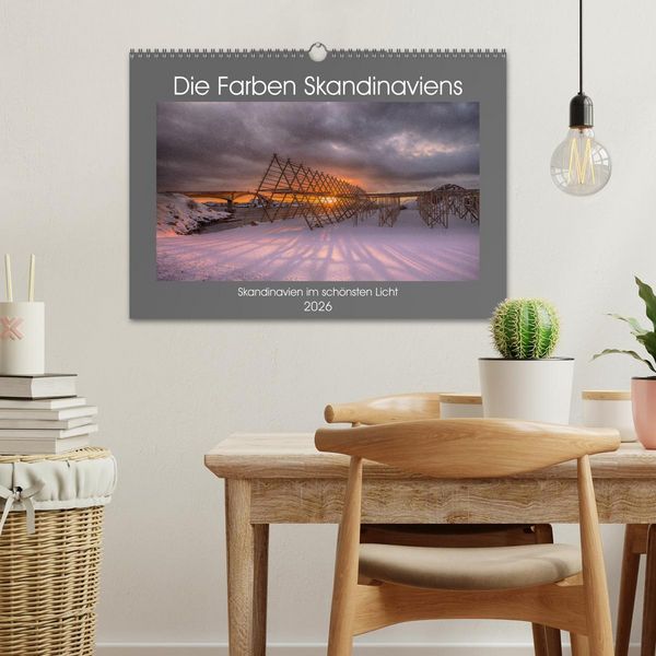 Produktbild: Die Farben Skandinaviens (Wandkalender 2026 DIN A3 quer), CALVENDO Monatskalender