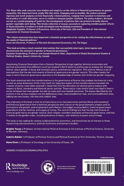 Produktbild: Questioning Financial Governance from a Feminist Perspective