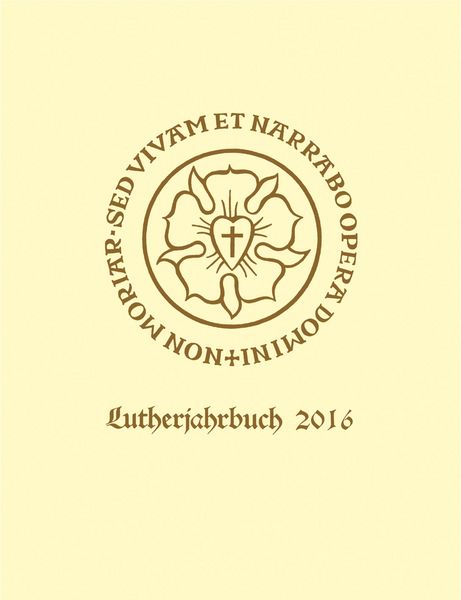 Produktbild: Lutherjahrbuch 83. Jahrgang 2016