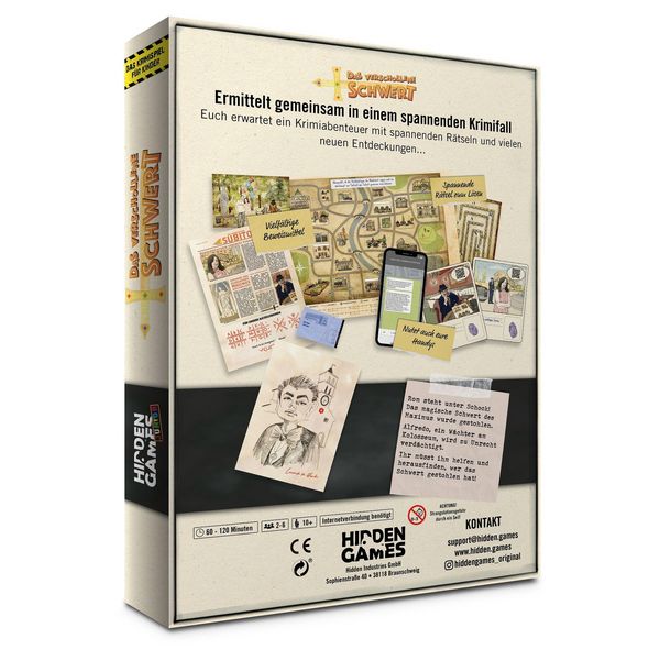 Produktbild: Hidden Games Tatort: Das verschollene Schwert (Junior)