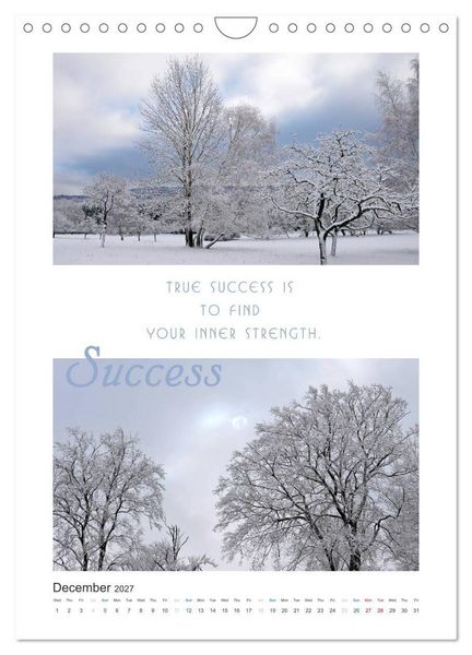 Produktbild: Inspiration for your Journey (Wall Calendar 2027 DIN A4 portrait), CALVENDO 12 Month Wall Calendar