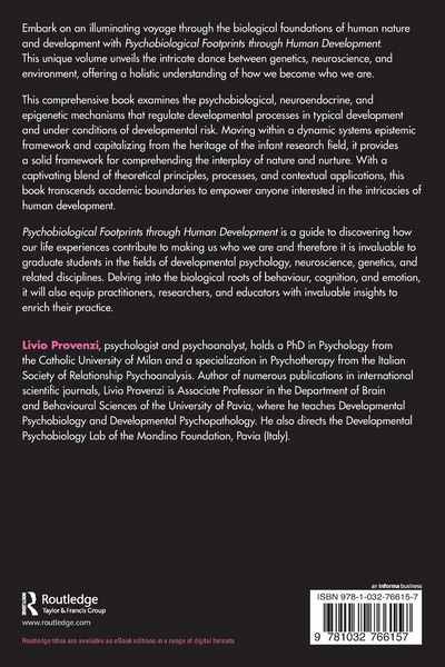 Produktbild: Psychobiological Footprints through Human Development