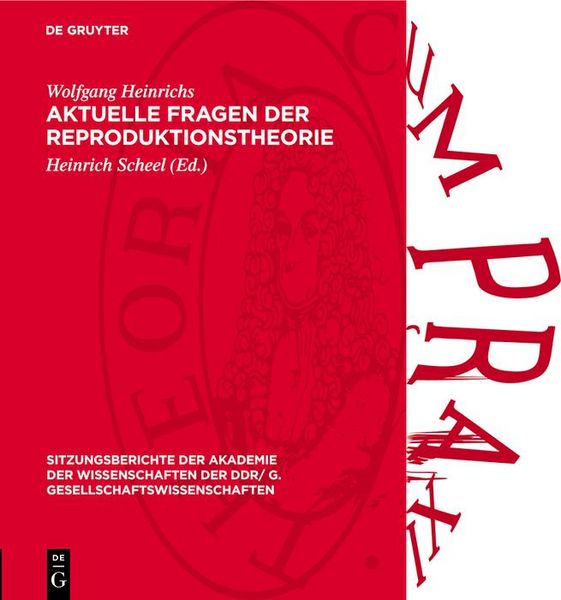 Produktbild: Aktuelle Fragen der Reproduktionstheorie