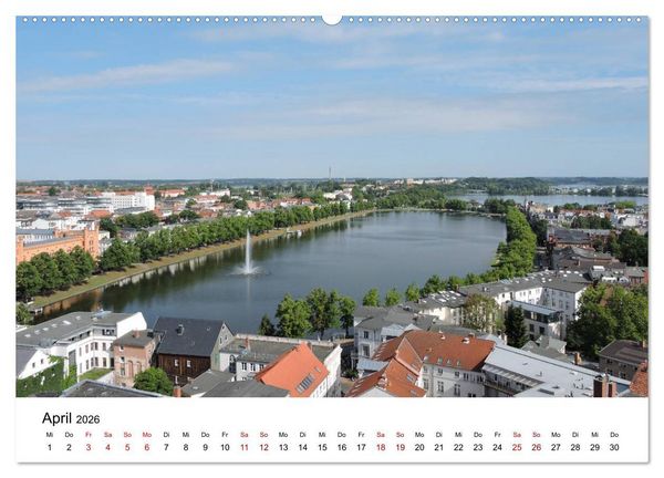 Produktbild: Schwerin - Landeshauptstadt von Mecklenburg-Vorpommern (Wandkalender 2026 DIN A2 quer), CALVENDO Monatskalender