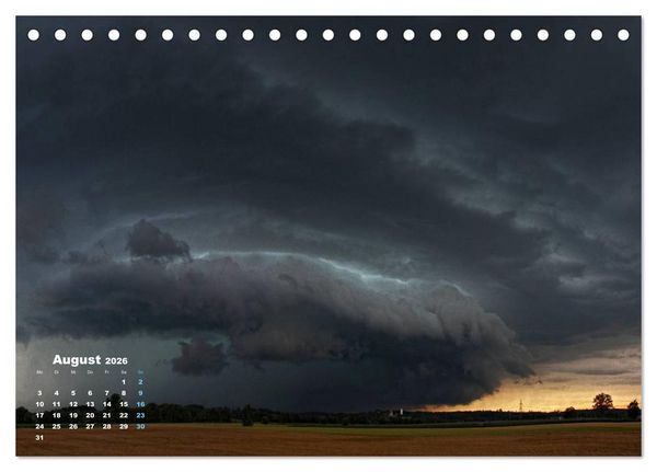Produktbild: Wolkentr&auml;ume - Traumwolken (Tischkalender 2026 DIN A5 quer), CALVENDO Monatskalender