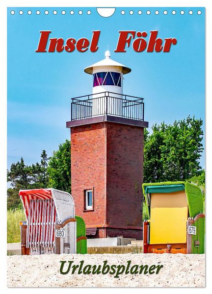 Produktbild: Insel F&ouml;hr - Urlaubsplaner (Wandkalender 2026 DIN A4 hoch), CALVENDO Monatskalender