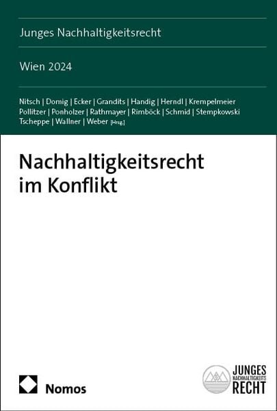 Produktbild: Nachhaltigkeitsrecht im Konflikt
