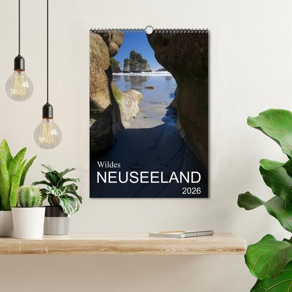 Produktbild: Wildes Neuseeland (Wandkalender 2026 DIN A3 hoch), CALVENDO Monatskalender