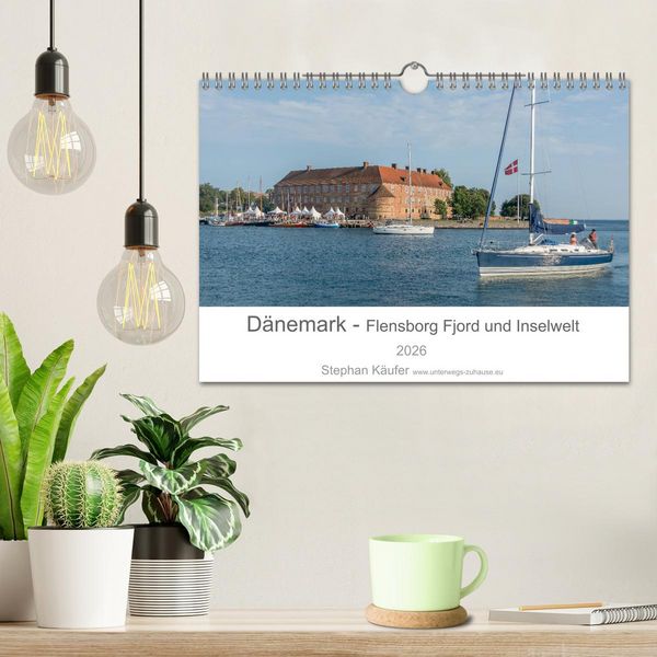 Produktbild: D&auml;nemark - Flensborg Fjord und Inselwelt (Wandkalender 2026 DIN A4 quer), CALVENDO Monatskalender