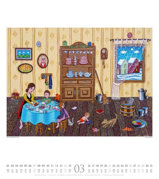 Produktbild: Naive Malerei Kalender 2027