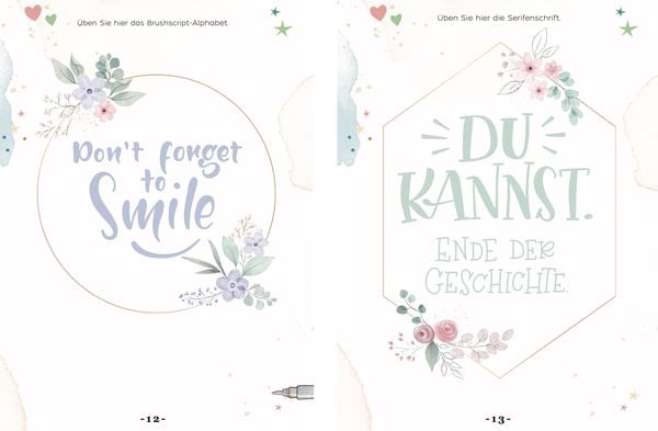 Produktbild: Design Paper A6 Alles Gute zu allem. Mit Handlettering-Grundkurs
