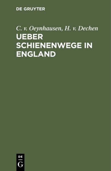 Produktbild: Ueber Schienenwege in England