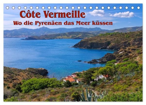 Produktbild: Cote Vermeille - Wo die Pyren&auml;en das Meer k&uuml;ssen (Tischkalender 2026 DIN A5 quer), CALVENDO Monatskalender