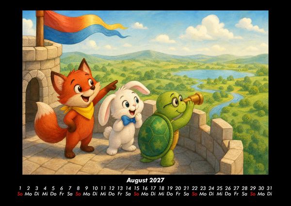 Produktbild: Ritter und Burgen - Ein Jahr voller Abenteuer 2027 Fotokalender DIN A3