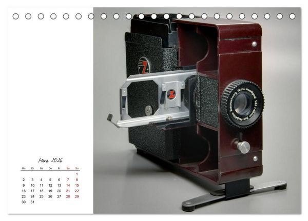 Produktbild: Alte Sch&auml;tze - Kameras und Projektoren (Tischkalender 2026 DIN A5 quer), CALVENDO Monatskalender