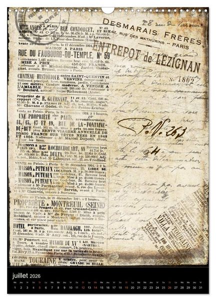 Produktbild: Le coffre vintage (Calendrier mural 2026 DIN A3 horizontal), CALVENDO calendrier mensuel