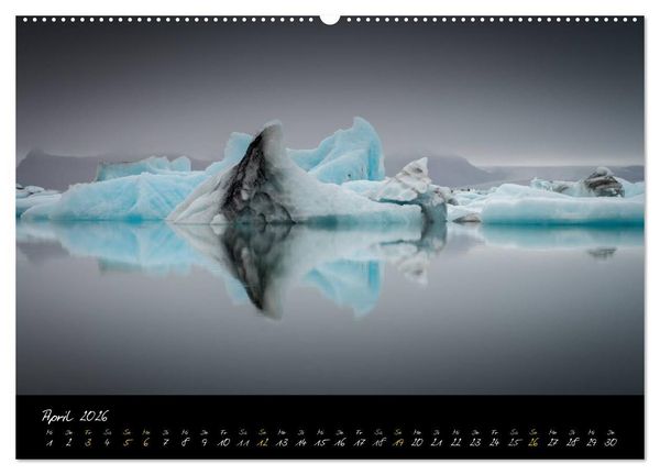 Produktbild: ISLAND - Traumlandschaften (Wandkalender 2026 DIN A2 quer), CALVENDO Monatskalender