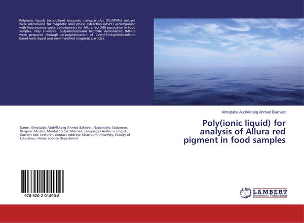 Produktbild: Poly(ionic liquid) for analysis of Allura red pigment in food samples