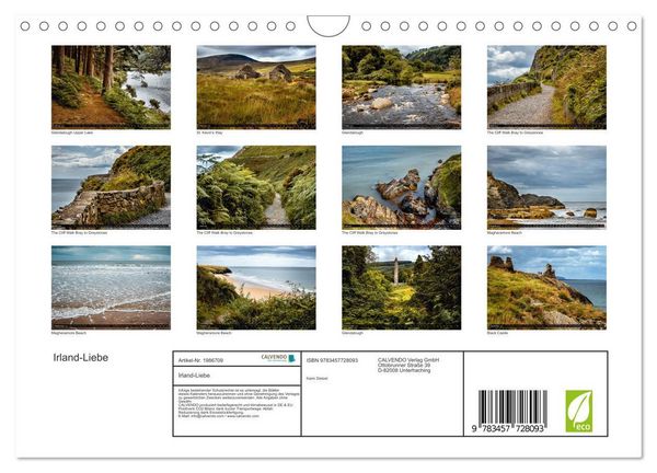 Produktbild: Irland-Liebe (Wandkalender 2026 DIN A4 quer), CALVENDO Monatskalender