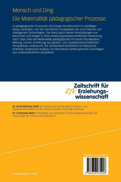 Produktbild: Mensch und Ding