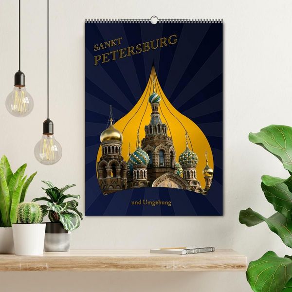 Produktbild: St. Peterburg und Umgebung (Wandkalender 2027 DIN A2 hoch), CALVENDO Monatskalender