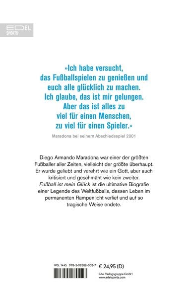 Produktbild: Maradona „Fußball ist mein Glück“
