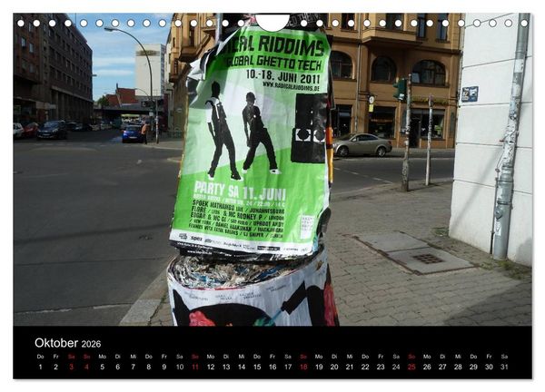 Produktbild: Alternativer Berlinkalender (Wandkalender 2026 DIN A4 quer), CALVENDO Monatskalender