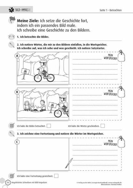 Produktbild: Angeleitetes Schreiben mit Bild-Impulsen