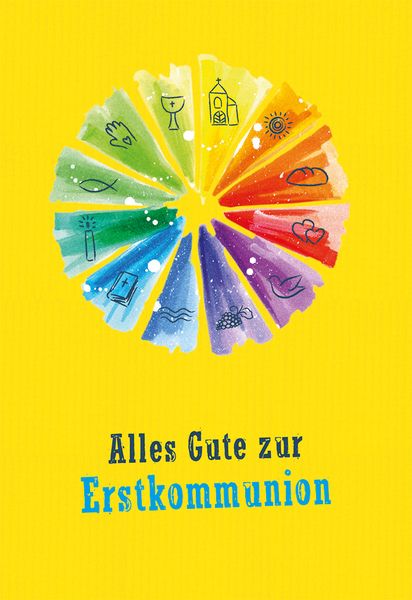 Produktbild: Gru&szlig;karte - Alles Gute zur Erstkommunion