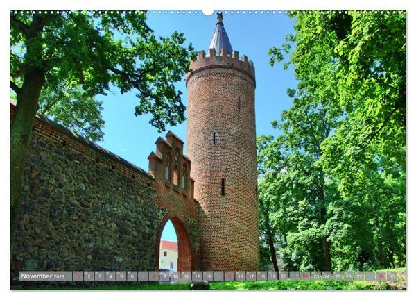 Produktbild: Neubrandenburg - Stadt der 4 T&uuml;rme (hochwertiger Premium Wandkalender 2026 DIN A2 quer), Kunstdruck in Hochglanz