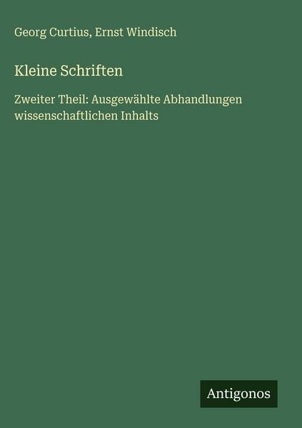 Produktbild: Kleine Schriften