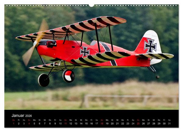 Produktbild: Dies und das vom Modellflugplatz (hochwertiger Premium Wandkalender 2026 DIN A2 quer), Kunstdruck in Hochglanz