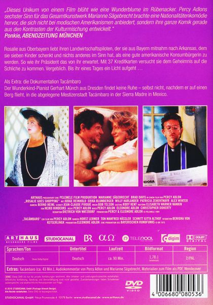 Produktbild: Rosalie goes shopping - Die Filme von Percy Adlon