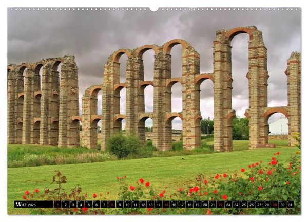 Produktbild: Extremadura - Unbekanntes Spanien (hochwertiger Premium Wandkalender 2026 DIN A2 quer), Kunstdruck in Hochglanz