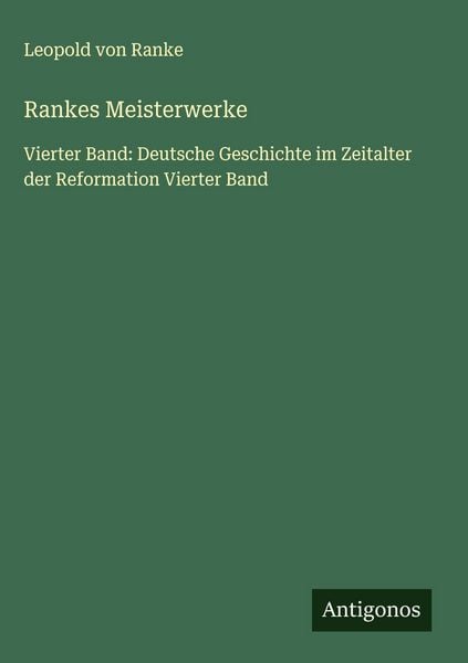 Produktbild: Rankes Meisterwerke