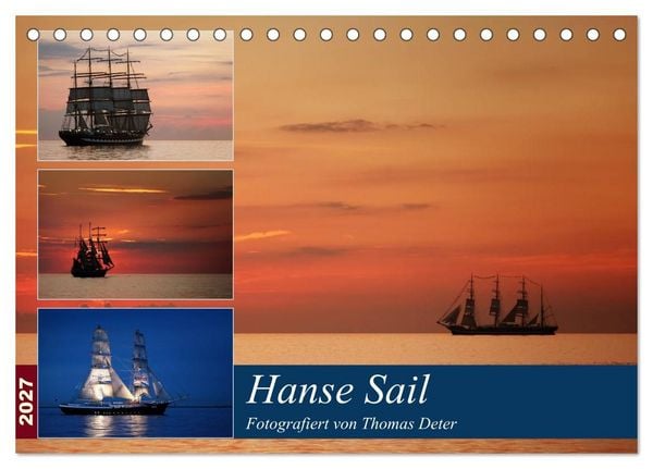Produktbild: Hanse Sail (Tischkalender 2027 DIN A5 quer), CALVENDO Monatskalender