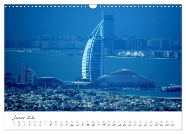 Produktbild: Dubai, die Stadt der Superlative. (Wandkalender 2026 DIN A3 quer), CALVENDO Monatskalender