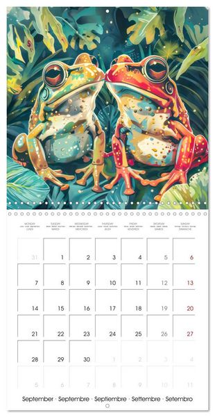 Produktbild: Animals - Jungle life (Wall Calendar 2026 12 &times; 12 Inch) CALVENDO 12 Month Wall Calendar