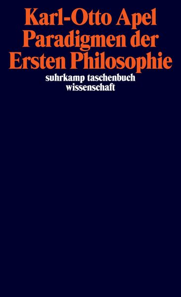 Produktbild: Paradigmen der Ersten Philosophie