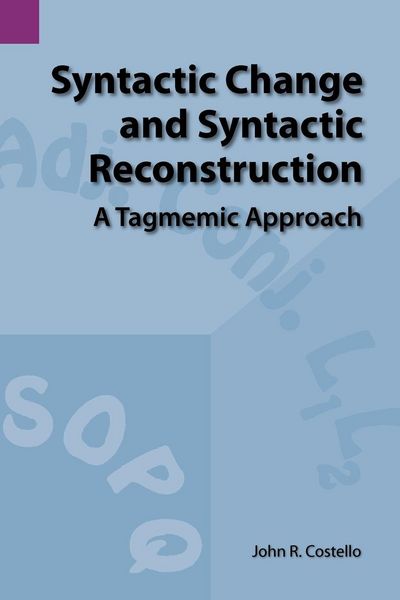 Produktbild: Syntactic Change and Syntactic Reconstruction