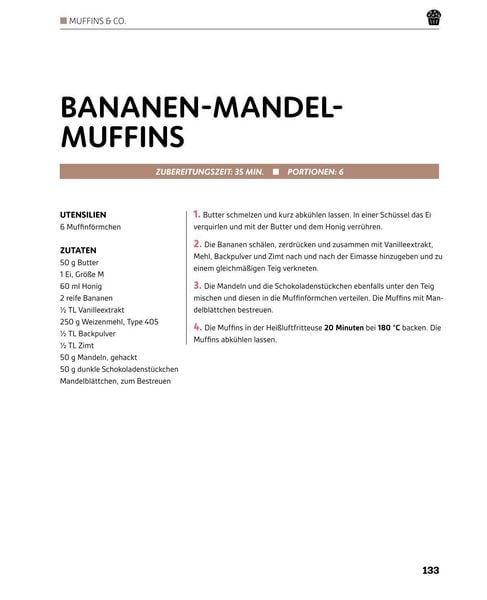 Produktbild: Hei&szlig;luftfritteuse GOLD Das Backbuch