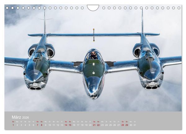 Produktbild: Fliegende Legenden - Warbirds (Wandkalender 2026 DIN A4 quer), CALVENDO Monatskalender