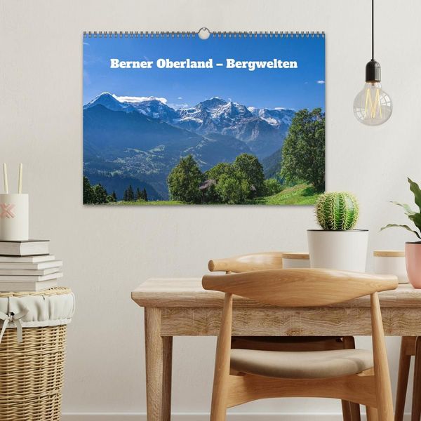 Produktbild: Berner Oberland - Bergwelten (Wandkalender 2027 DIN A3 quer), CALVENDO Monatskalender