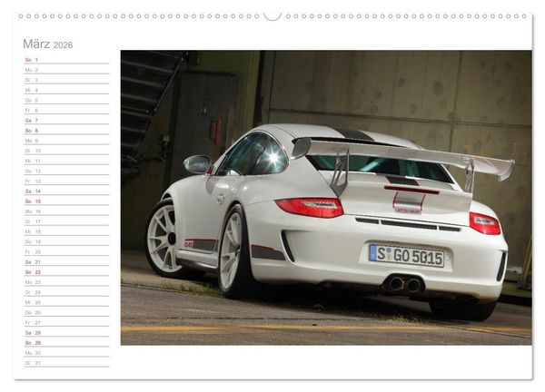 Produktbild: Porsche GT3RS 4,0 (Wandkalender 2026 DIN A2 quer), CALVENDO Monatskalender