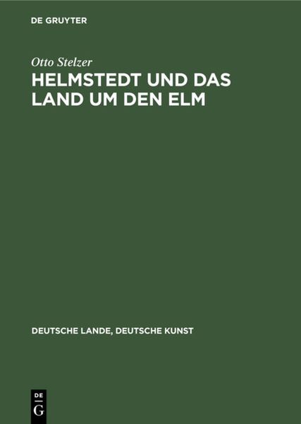 Produktbild: Helmstedt und das Land um den Elm