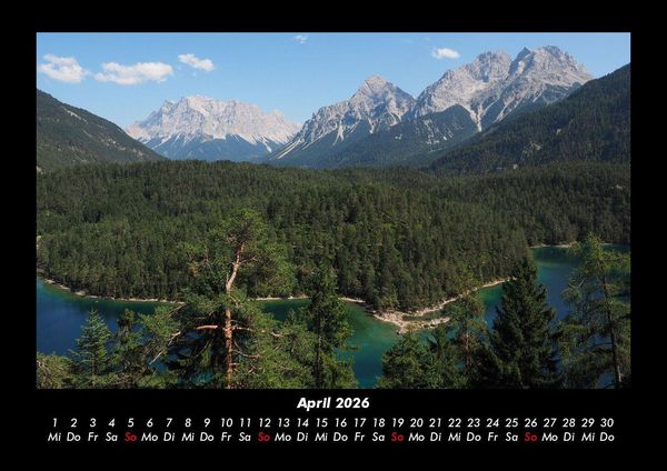 Produktbild: Bergige Welten 2026 Fotokalender DIN A3